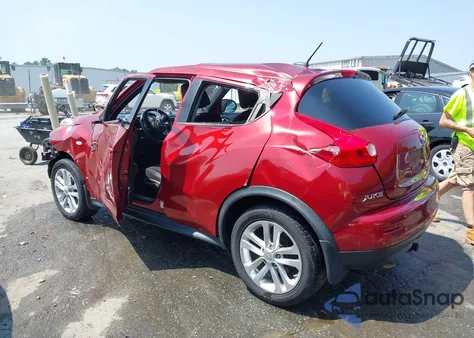 2014 Nissan Juke Sv из США, поврежденный, VIN JN8AF5MR2ET452681